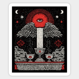 Temperance Serene Harmony Tarot Design Magnet